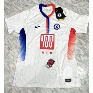Nike EPL Chelsea FC Stadium Air Max Soccer Jersey DA2793-101 Women Medium Slim